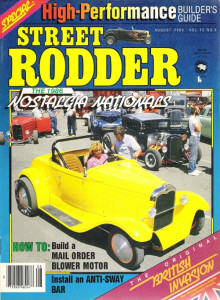 STREET RODDER 1986 AUG - A SUPER HISTORY OF THE BRITISH-BODIED GASSERS